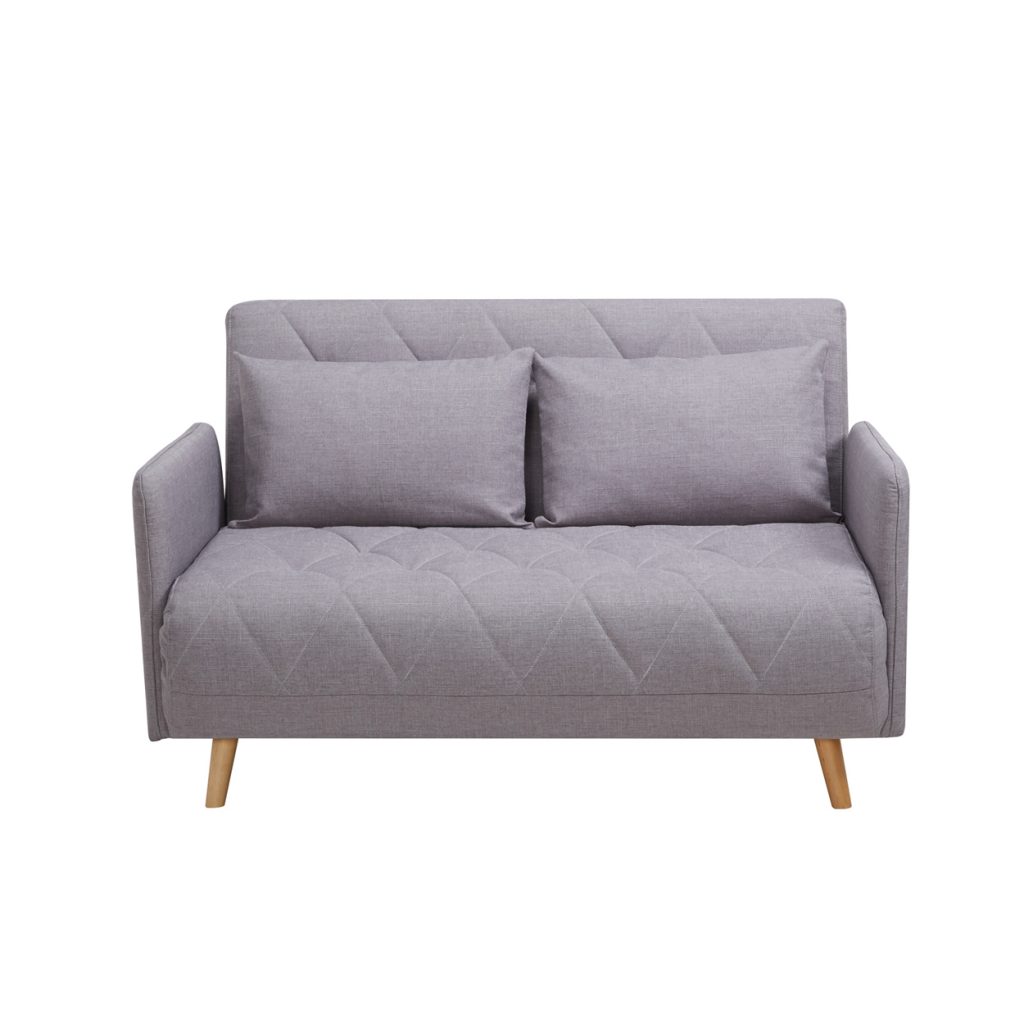 Stellen Wood 2Seater Sofabed (Light Gray) Furniture Source Philippines