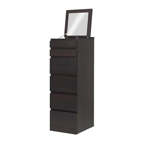 Furniture Source Philippines Malm Chest Of 6 With Mirror Black
