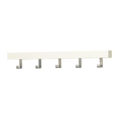 Tjusig Wall/Door Rack with Knobs (White)