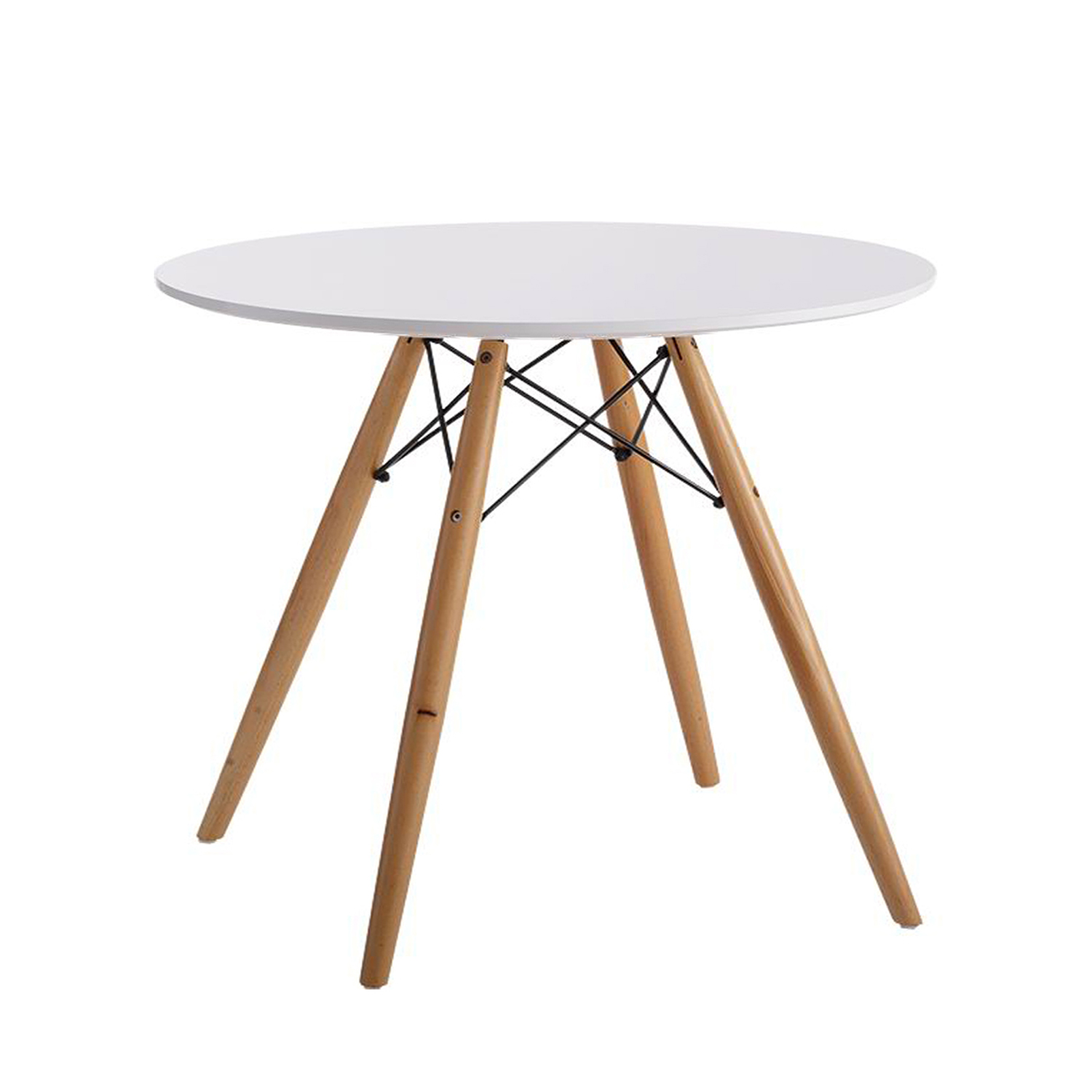 Barnes Doily Wood Round Table 70cm (White)
