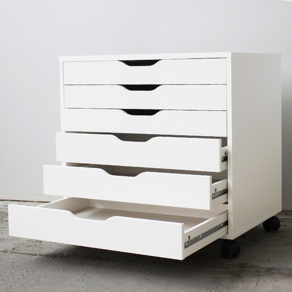 Furniture Source Philippines Alex Drawer 6 Unit On Casters White
