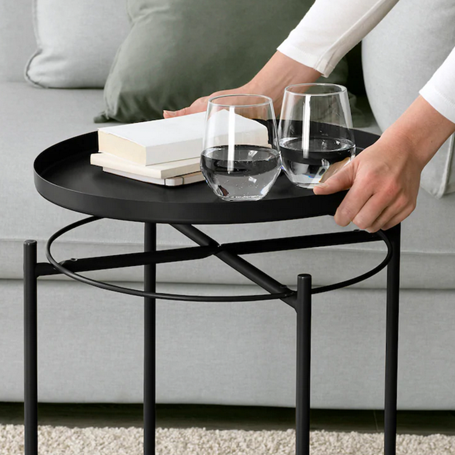 Nordic Tray Table (Black) Furniture Source Philippines