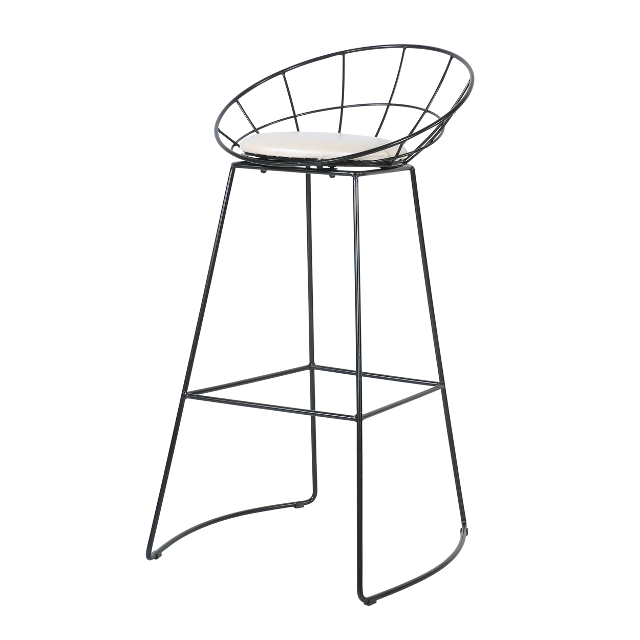 Wright Bar Stool (BlackWhite) Furniture Source Philippines