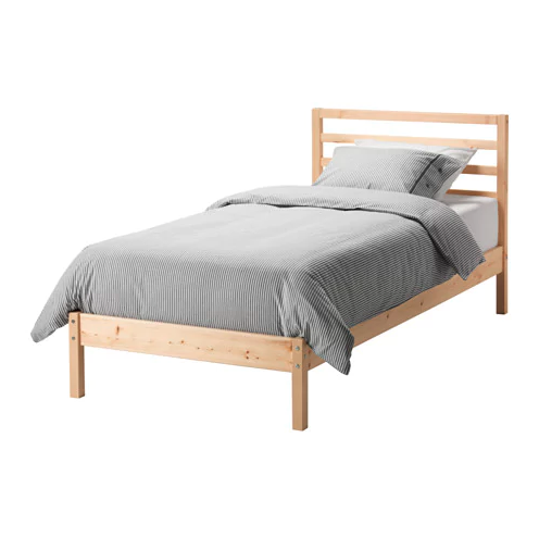 Tarva Bed Frame Twin Size, How Wide Is A Twin Xl Bed Frame