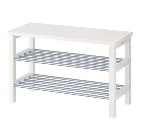 Tjusig Bench Shoe Rack 81 cm (White)