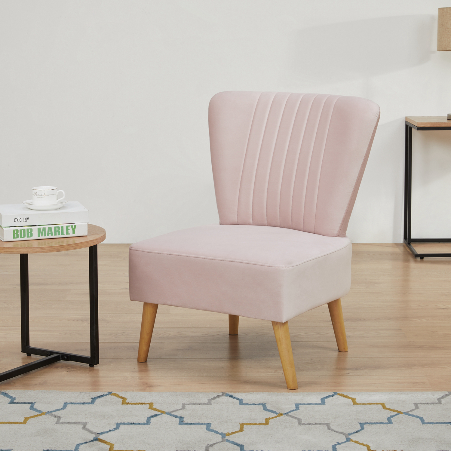 Deco Shell Chair Pink Art Deco Chair Pink Velvet Shell Accent