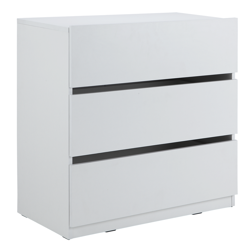 Weldon Chest of 3 Drawers (White) - Furniture Source Philippines