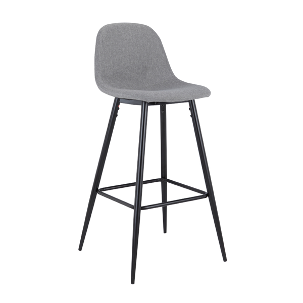 Norah Counter Bar Chair (Light Gray) Furniture Source Philippines