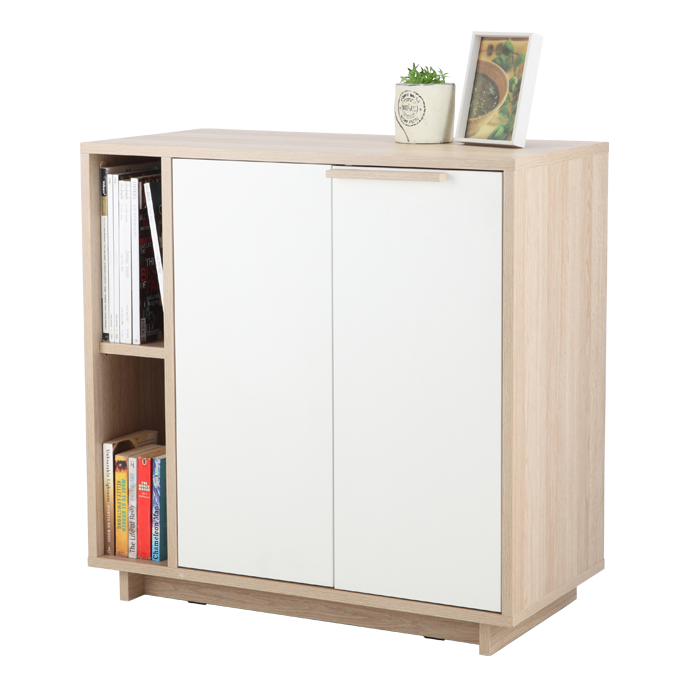 Mar Low Cabinet (White Oak)
