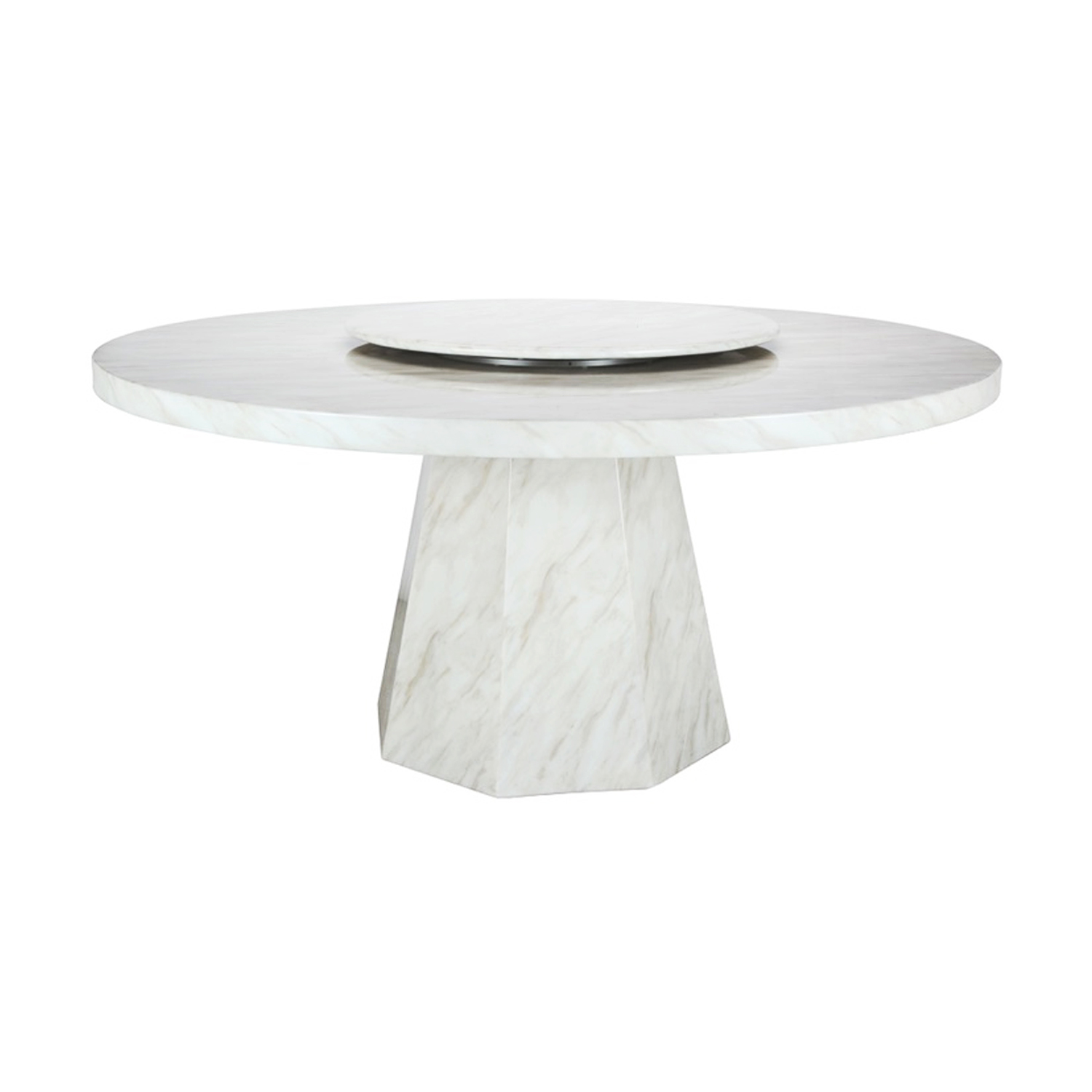 Oristano Marble Round Table (White)