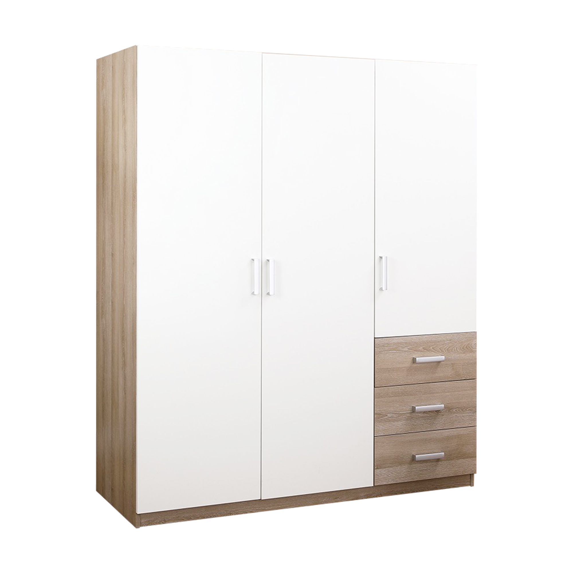 Vince 3 Door Wardrobe (Natural)