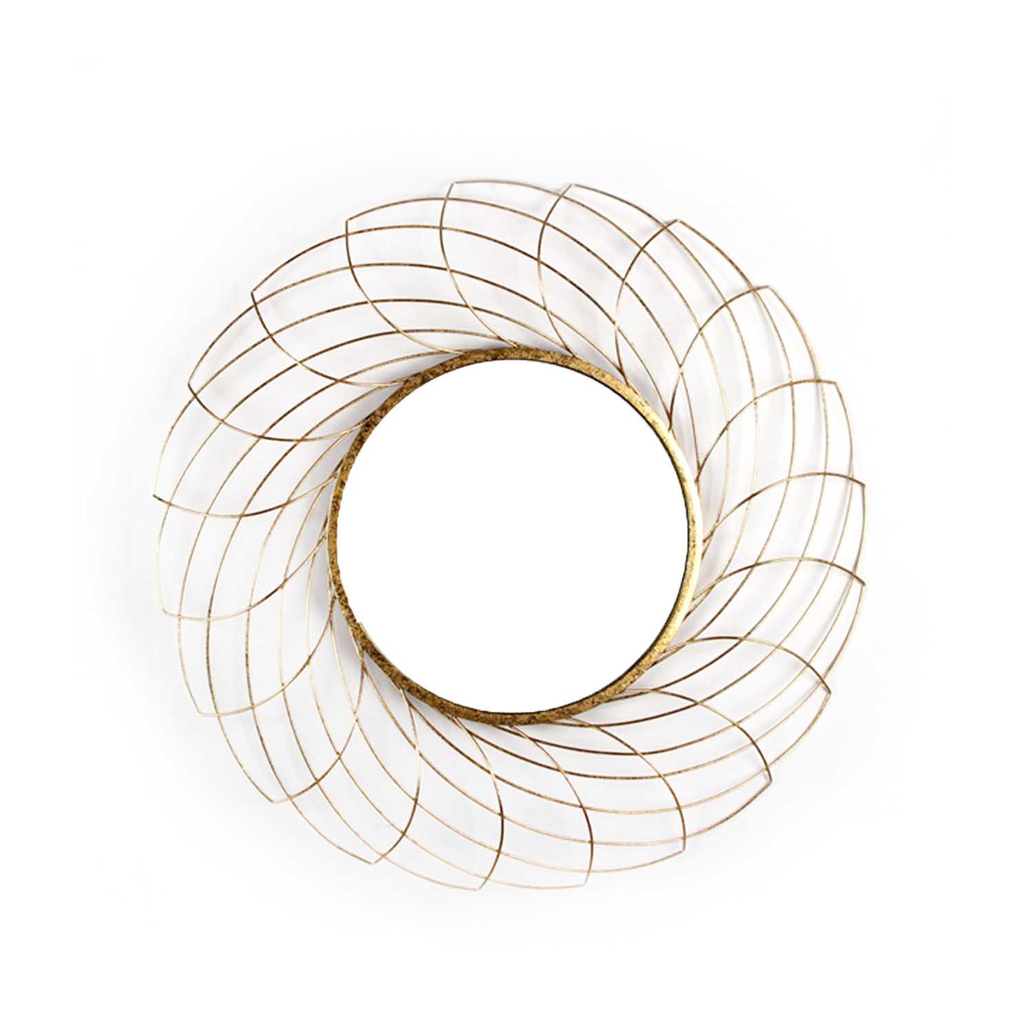 Glitten Wall Mirror Decor 82cm (Gold) Furniture Source Philippines