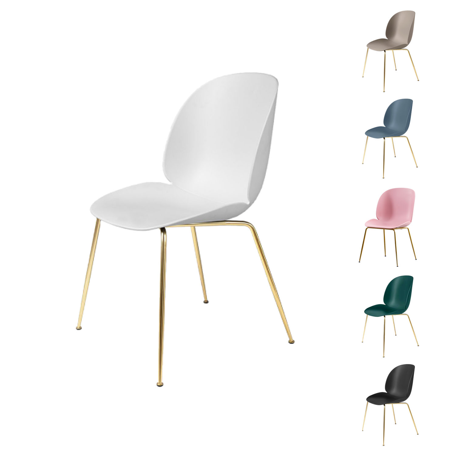 Gupee PP Gold Chair (See Colors)