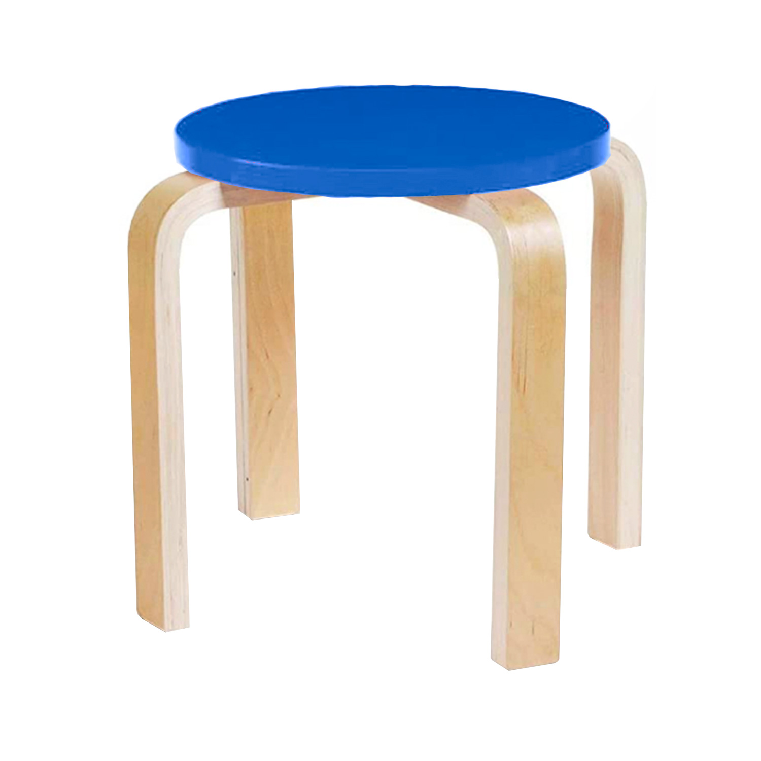 Frosty Kiddie Stackable Stool (Blue Birch) Furniture Source Philippines