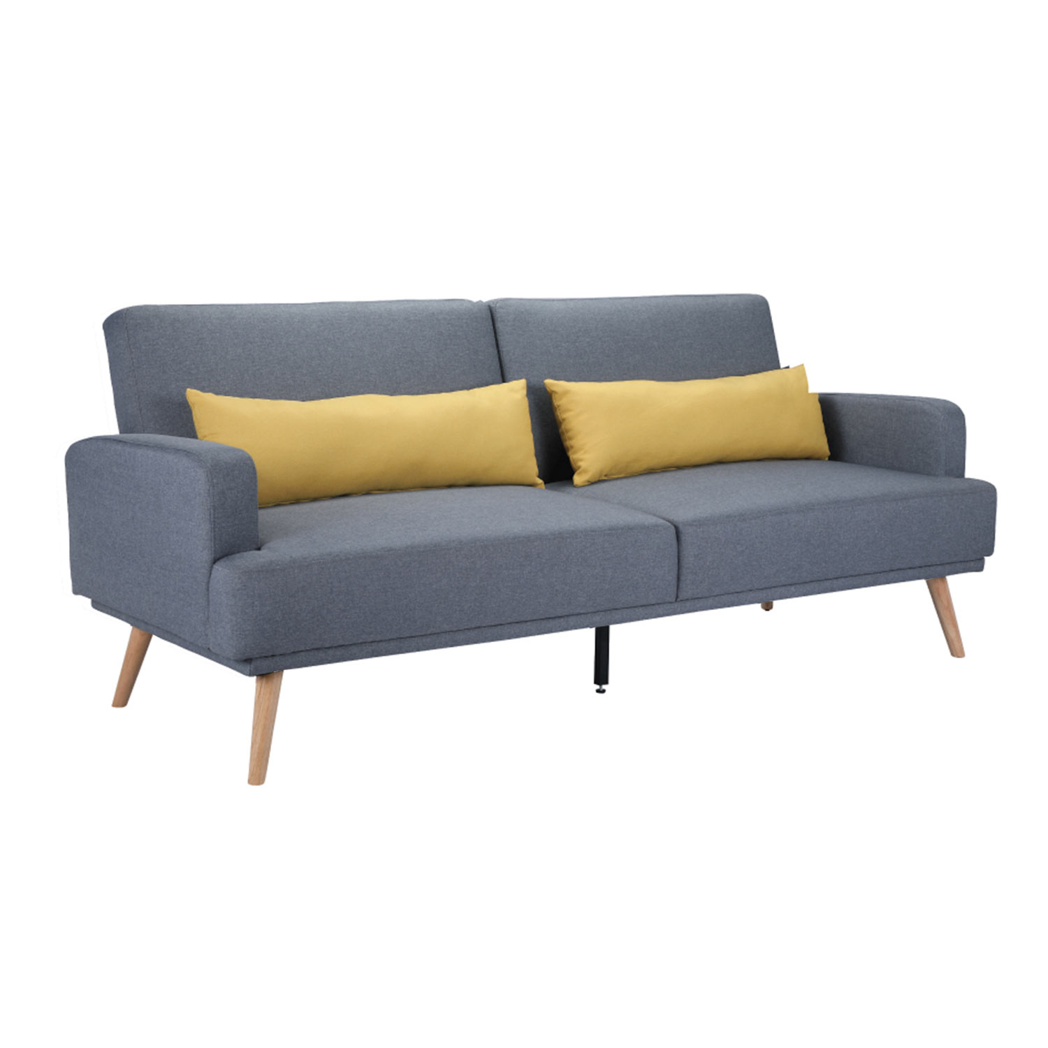 Merton Fabric 3-Seater Sofabed (Gray)
