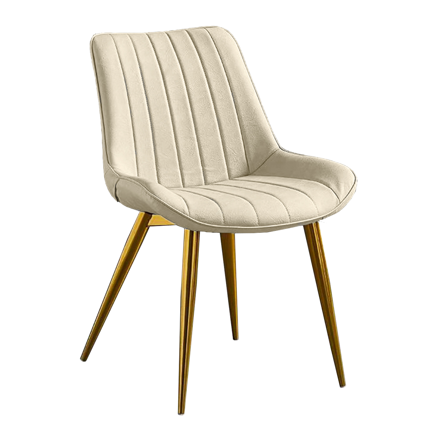 Pillory Chair (Off White - Gold)