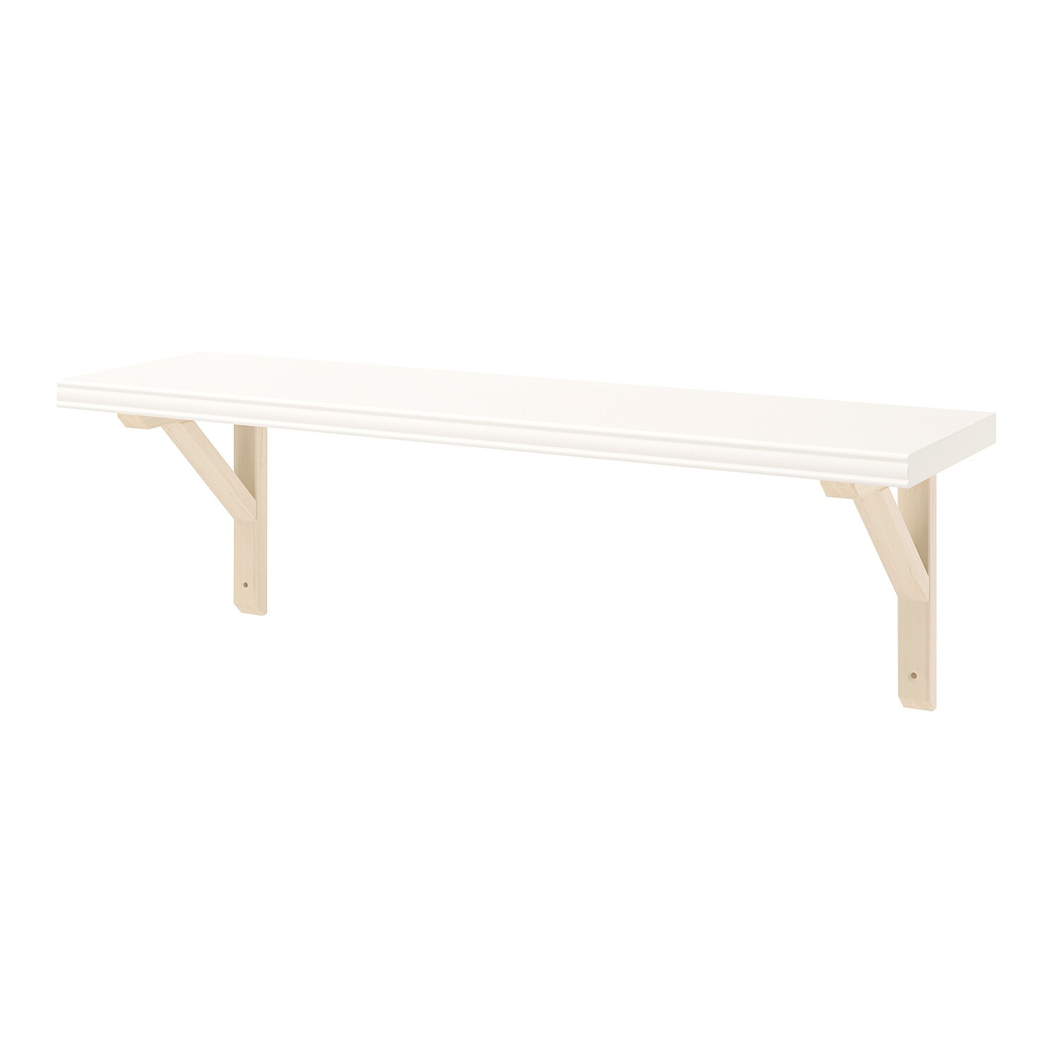Bergshult Sandshult Wall Shelf 80 cm (White-Birch)