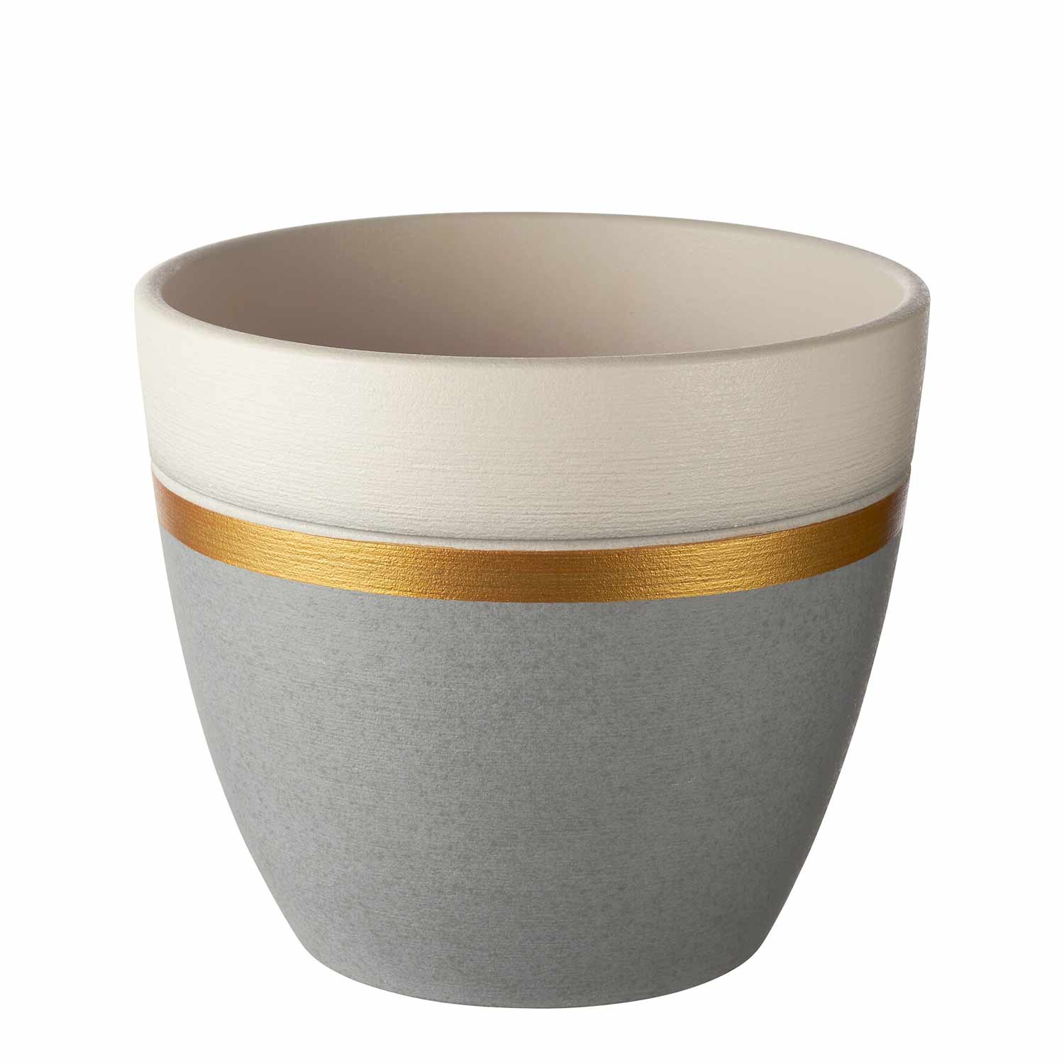 Limepeppar Plant Pot 15 cm (Gray-Gold Colour)