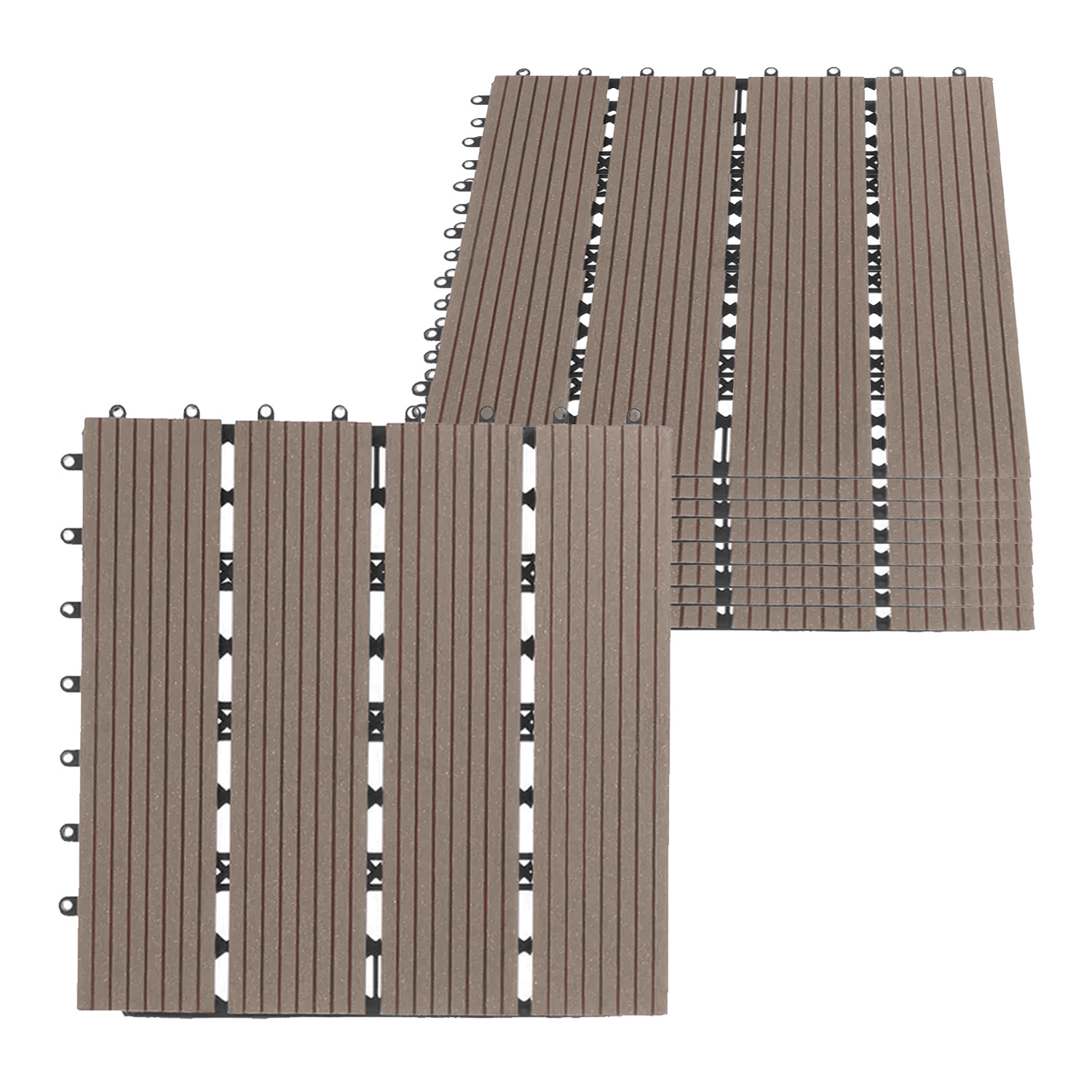 Runner Floor Decking Tiles (Gray)