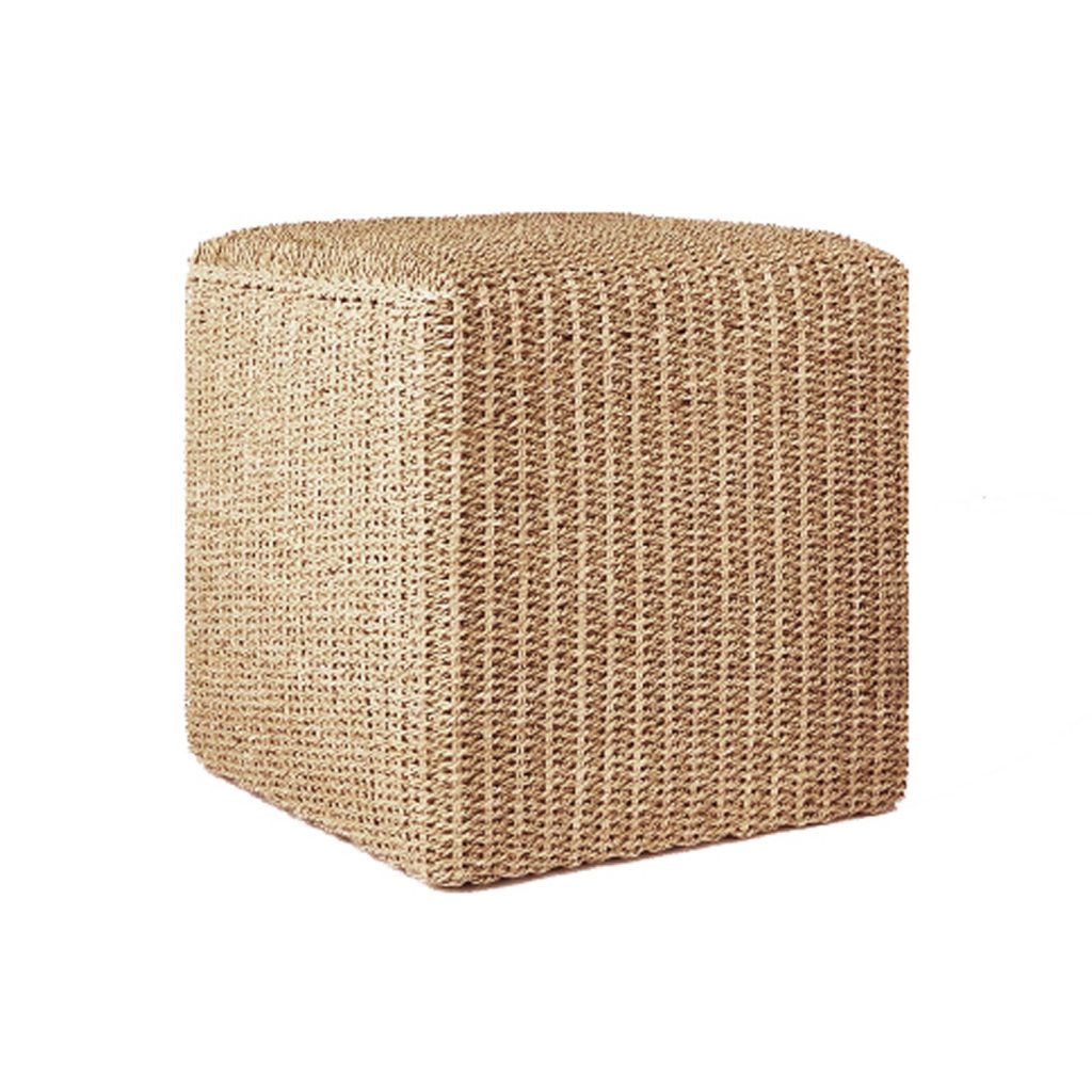 Alsemma Cube Stool (Banana Fibre) Furniture Source Philippines