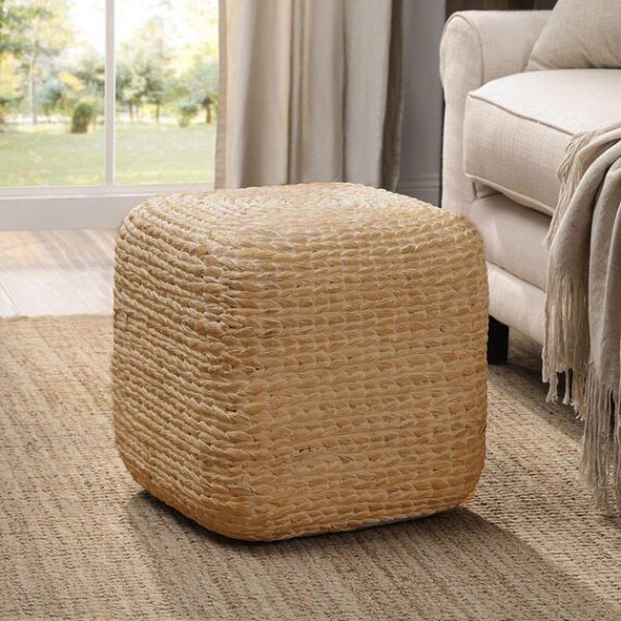 Alsemma Cube Stool (Banana Fibre) Furniture Source Philippines