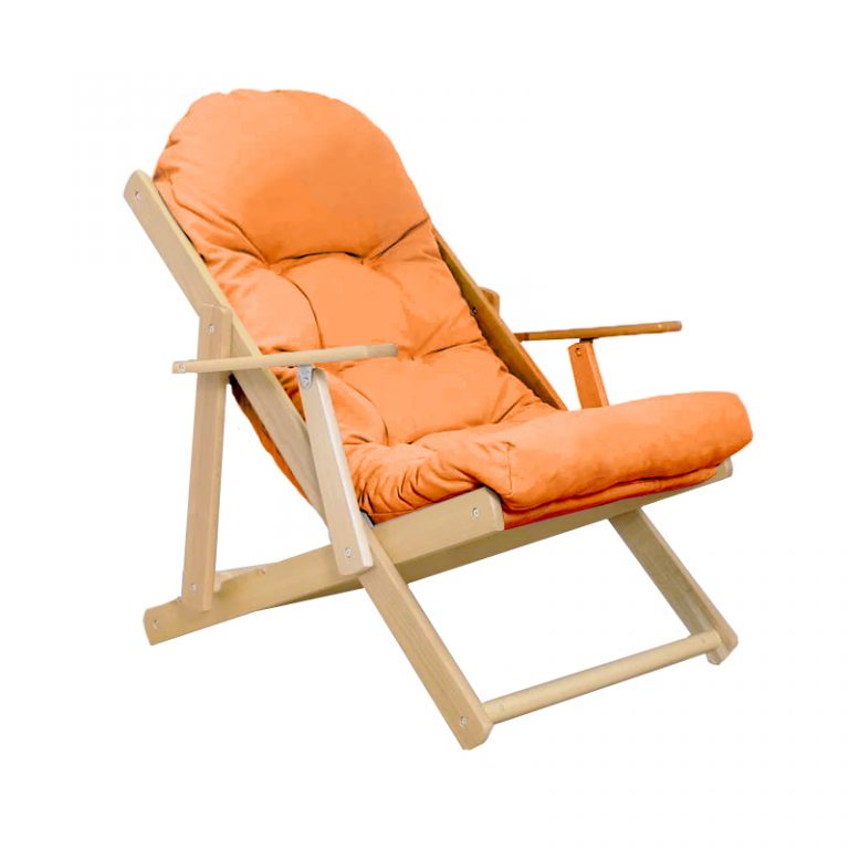 Berthie Adjustable Lounge Chair (Orange) Furniture Source Philippines