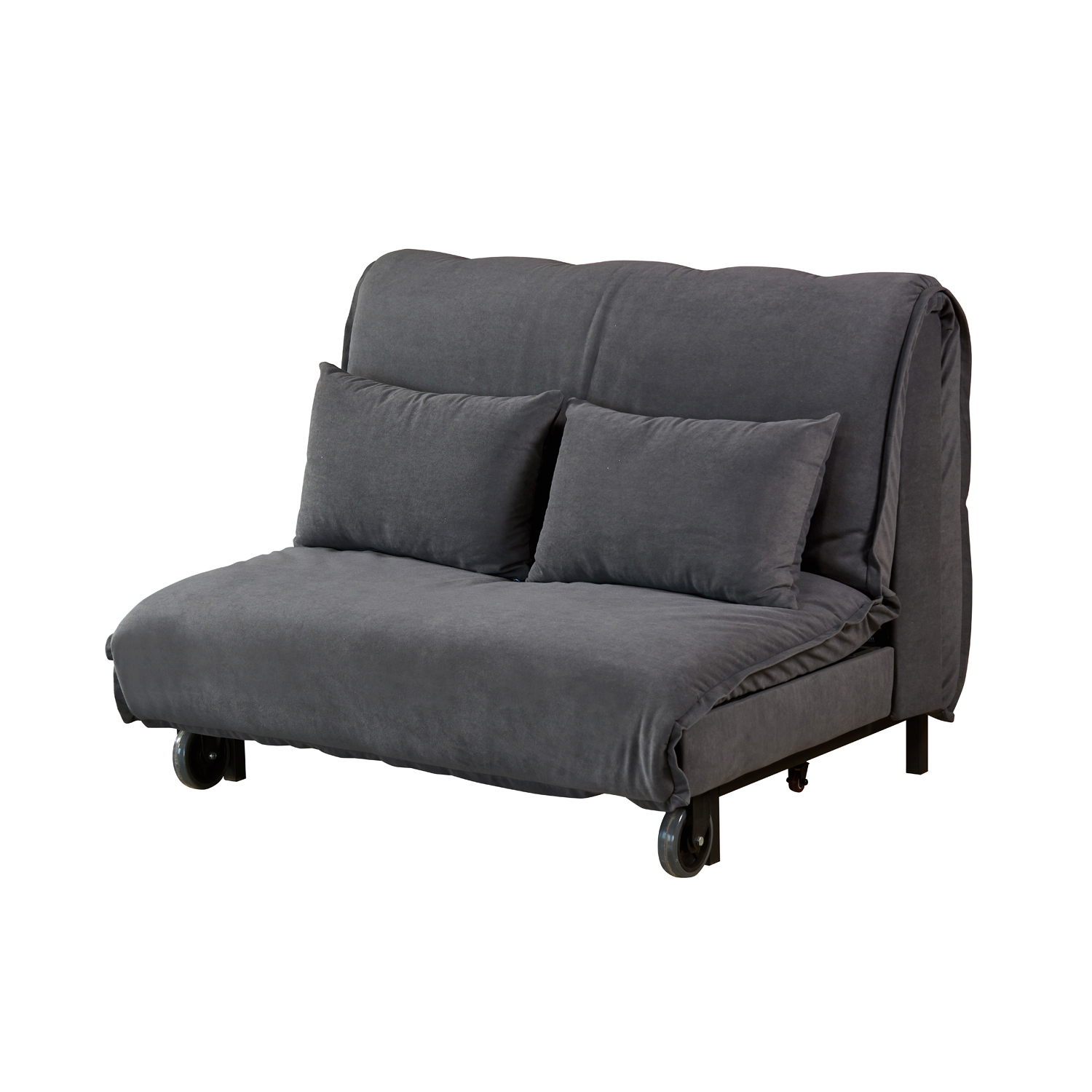 Bee 2 Seater Sofabed With Wheels Gray Furniture Source Philippines