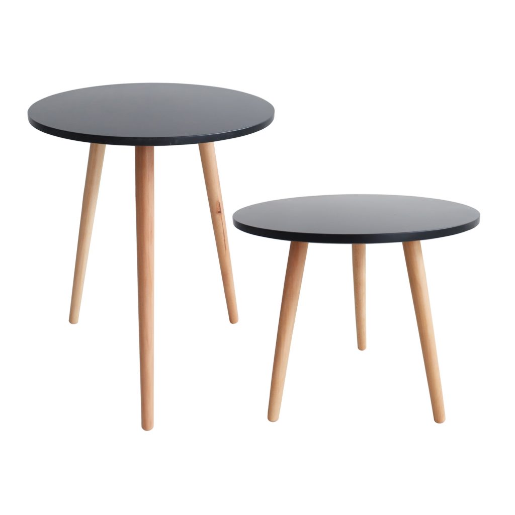 Scandi Nesting Table 65cm (Black) Furniture Source Philippines