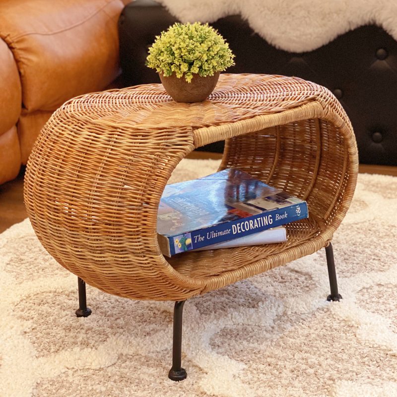 Rattan Side Ottoman Furniture Source Philippines
