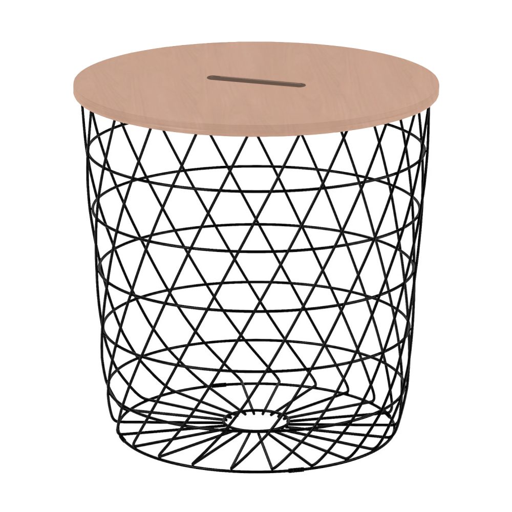 Knicknund Storage Table (NaturalBlack) Furniture Source Philippines