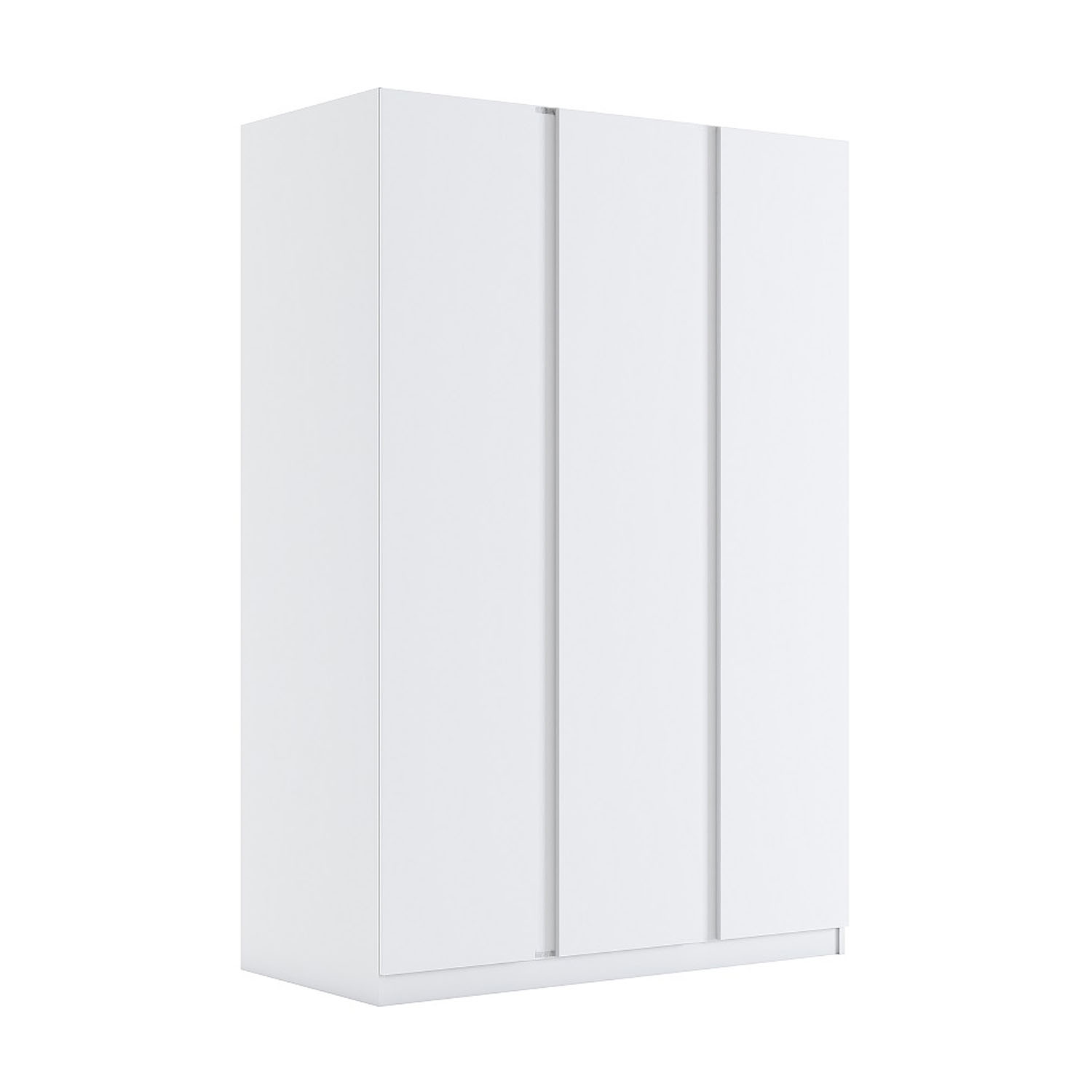 Vivo 3-Door Wardrobe 120cm (White)