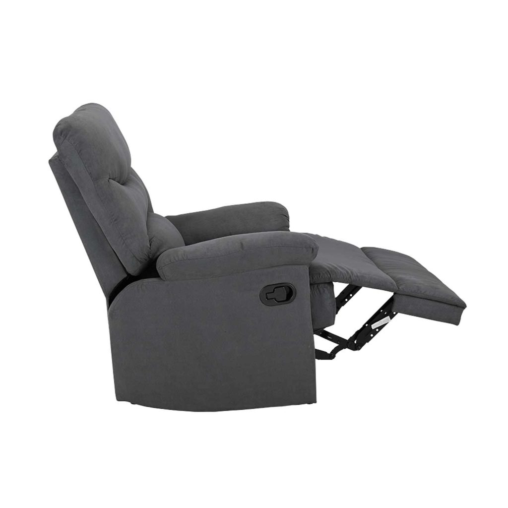 Riley 1Seater Fabric Manual Recliner (Gray) Furniture Source Philippines