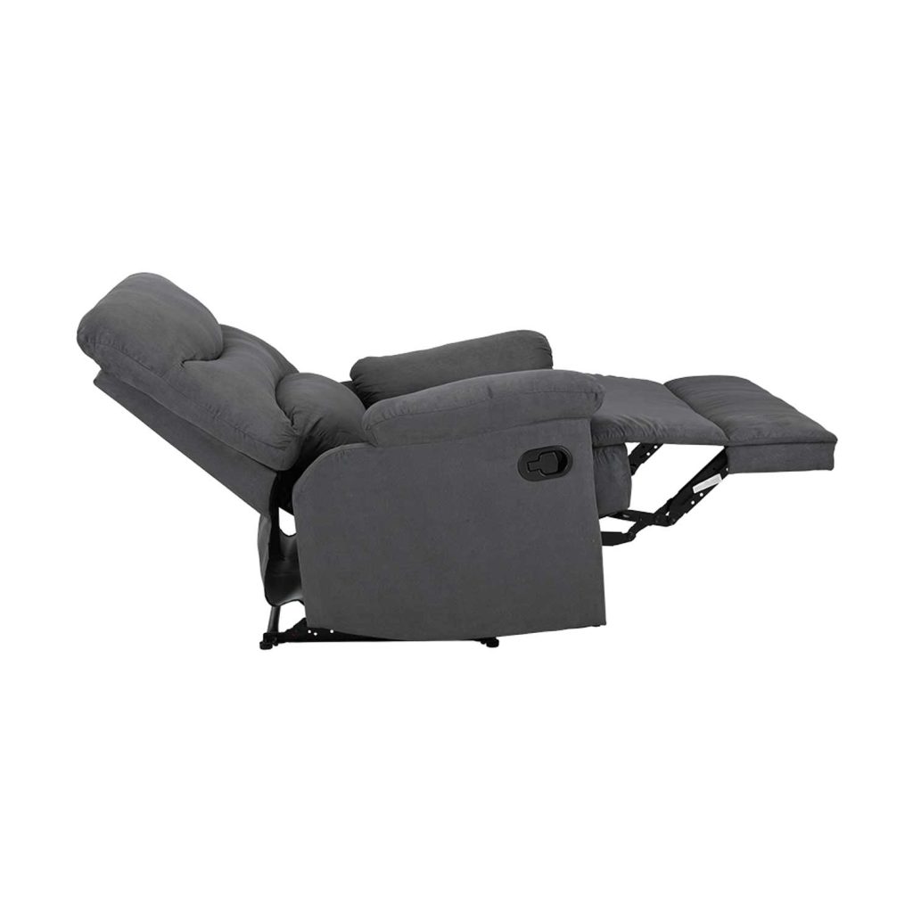 Riley 1Seater Fabric Manual Recliner (Gray) Furniture Source Philippines