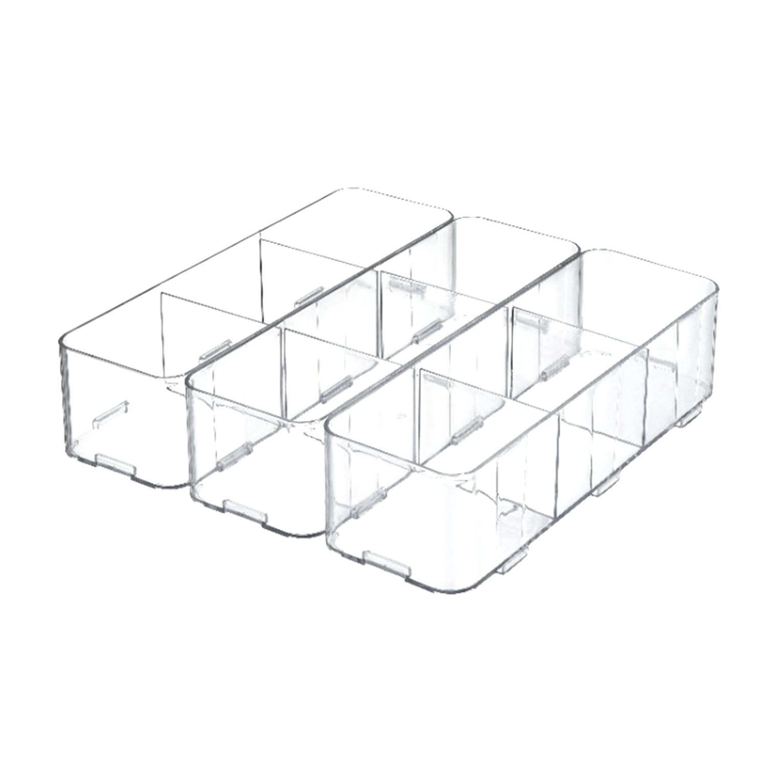 Varina Interlocking Organizer 3x3 (Clear)