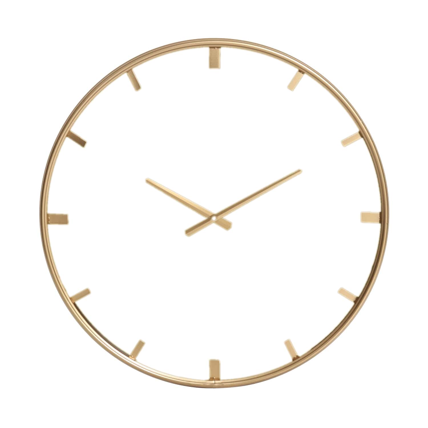 Glase Wall Clock 60cm (WhiteGold) Furniture Source Philippines