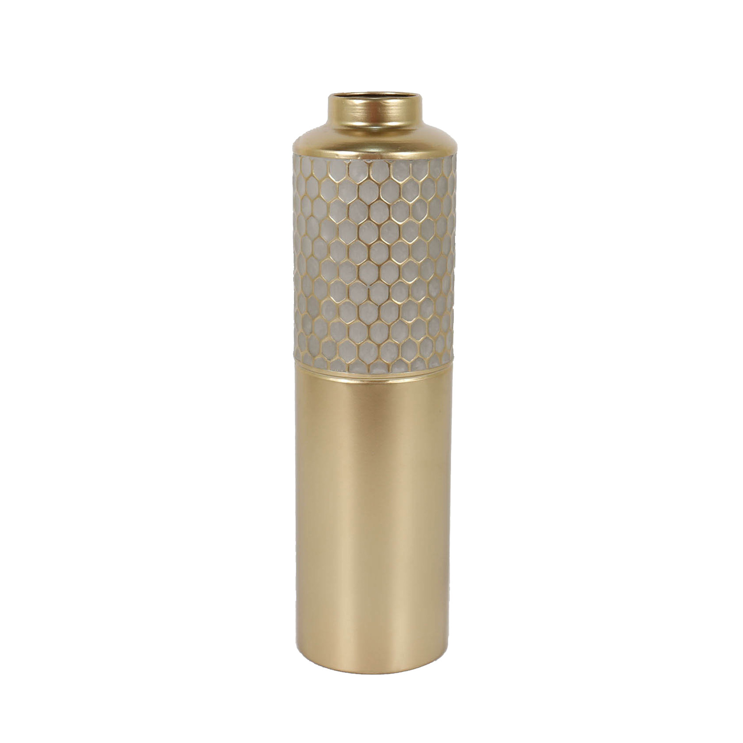 Glist Honeycomb Vase (Tan)