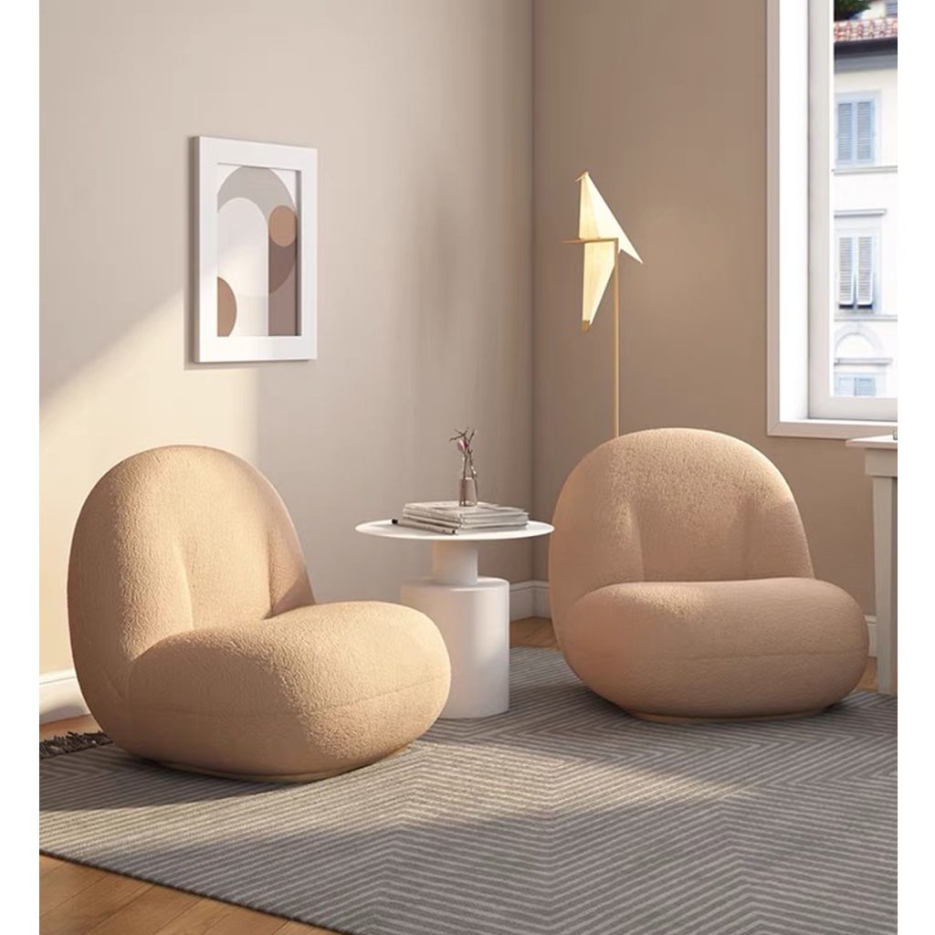 Pochi Swivel Lounge Chair (White) Furniture Source Philippines