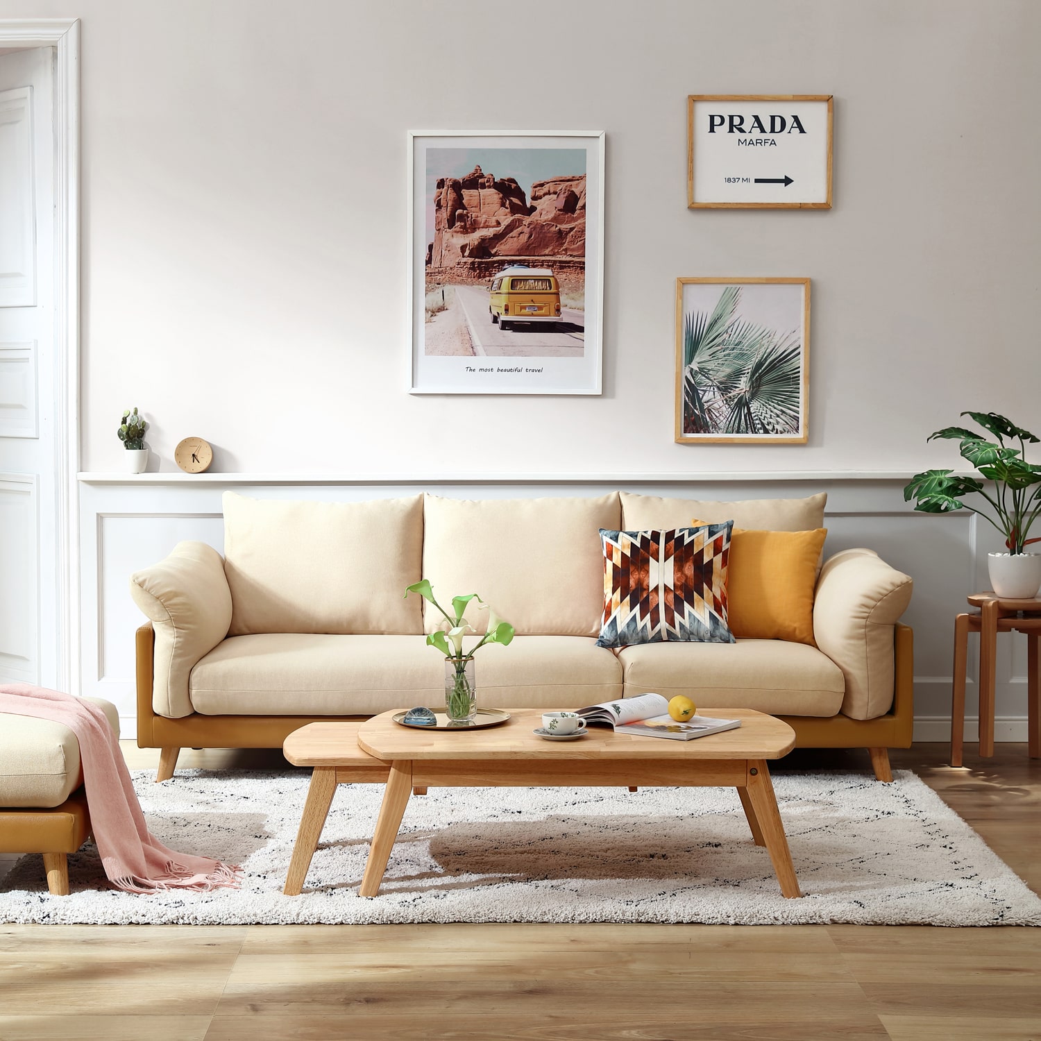 Mandi 3Seater Sofa (Beige) Furniture Source Philippines