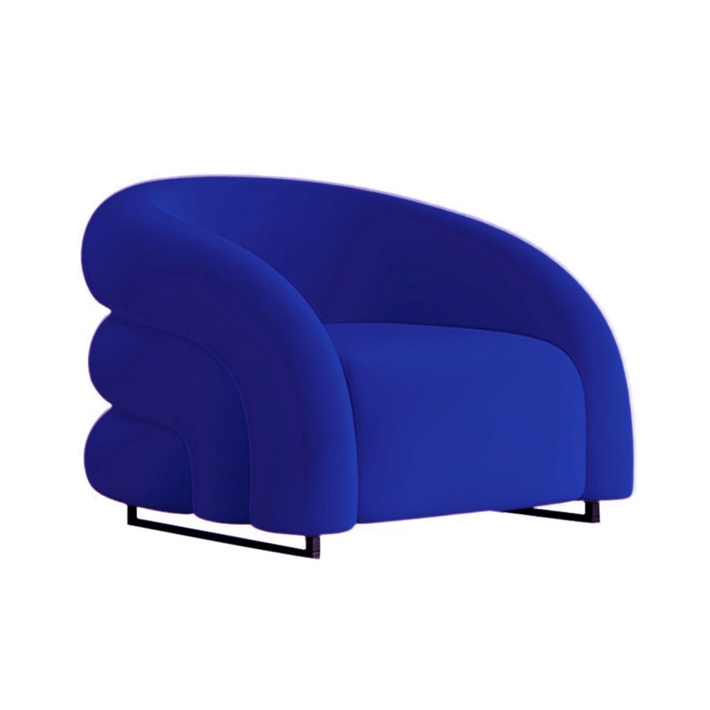 Gupee Balloon Armchair (Navy Blue) Furniture Source Philippines