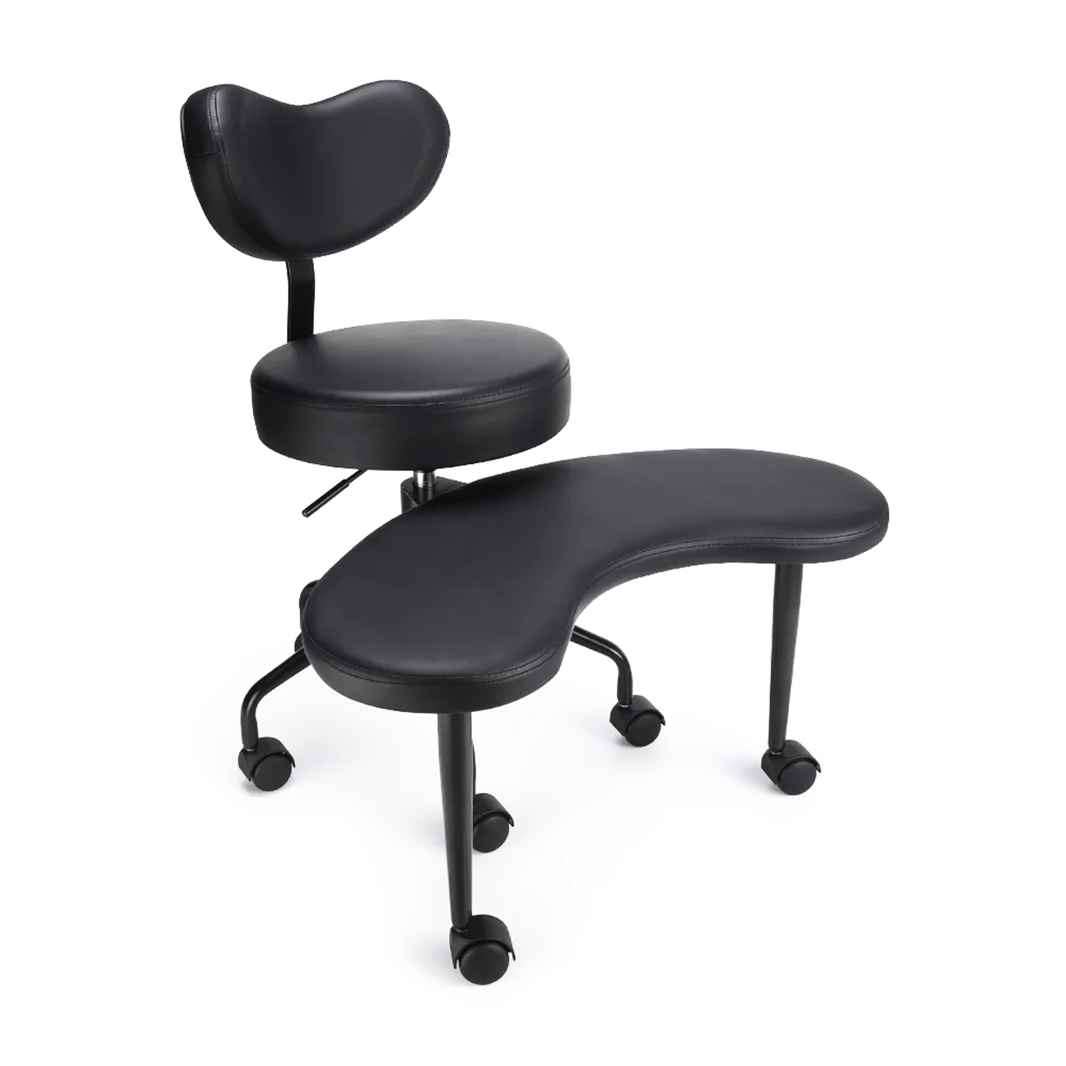 Cross Sitting Swivel Chair (Black) Furniture Source Philippines