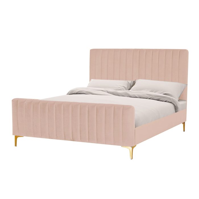 Gupee Luxe Queen Bed (Light Pink) Furniture Source Philippines