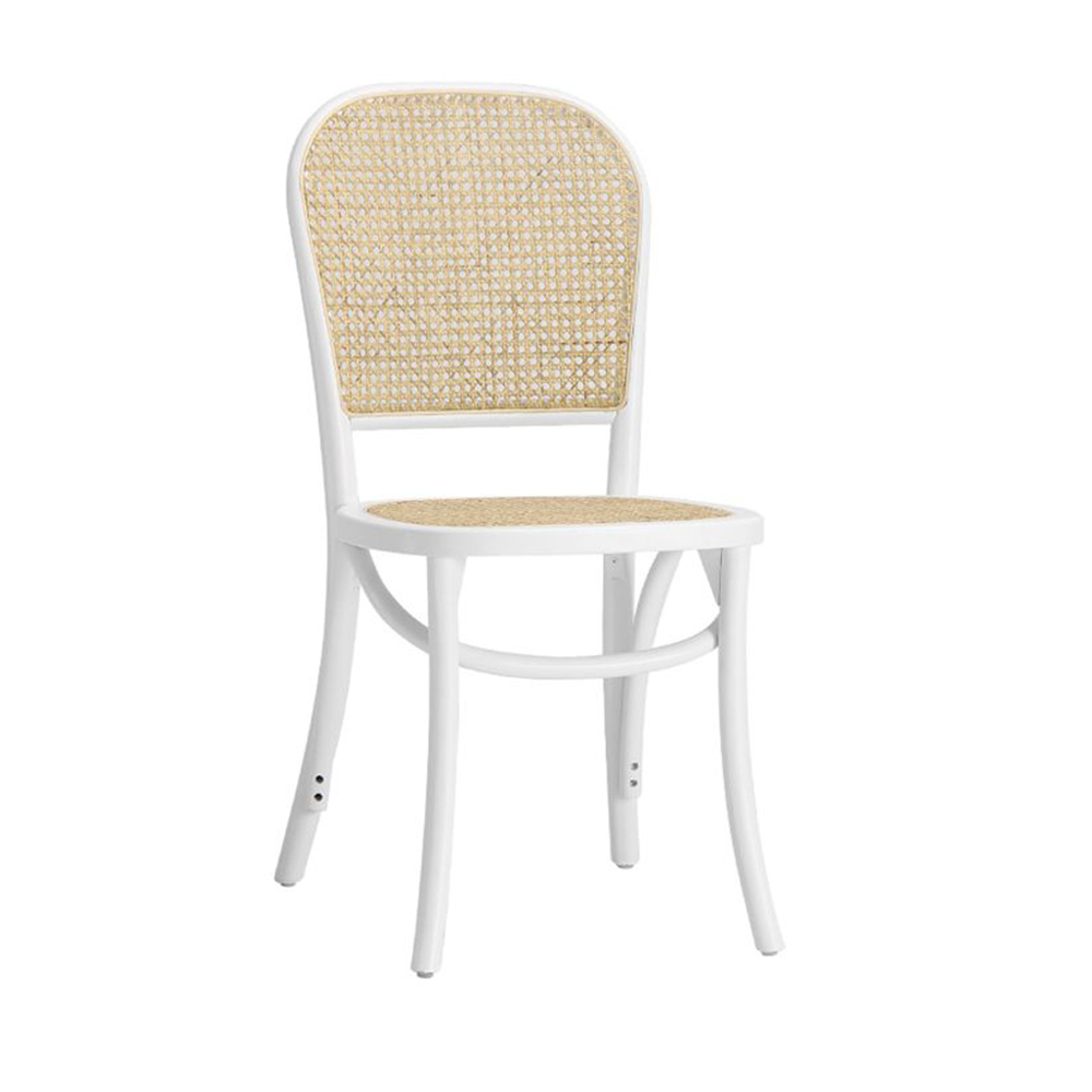 Chelsea Rattan Chair (White-Natural)