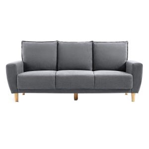 Malia 3-Seater Sofa (Dark Gray)