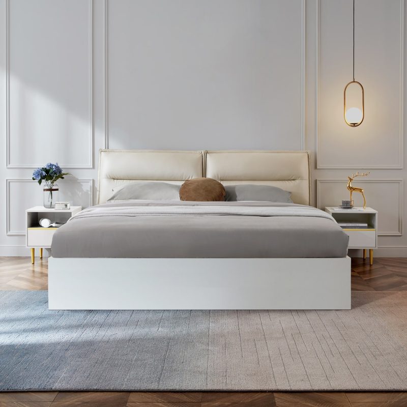 Dammi Ottoman Storage Queen Bed (White) Furniture Source Philippines