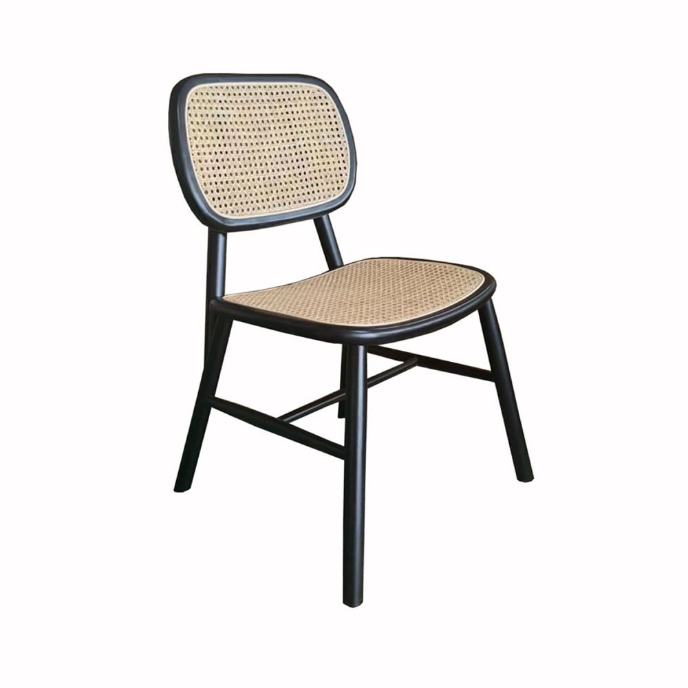 Chemi Rattan Chair (NaturalBlack) Furniture Source Philippines