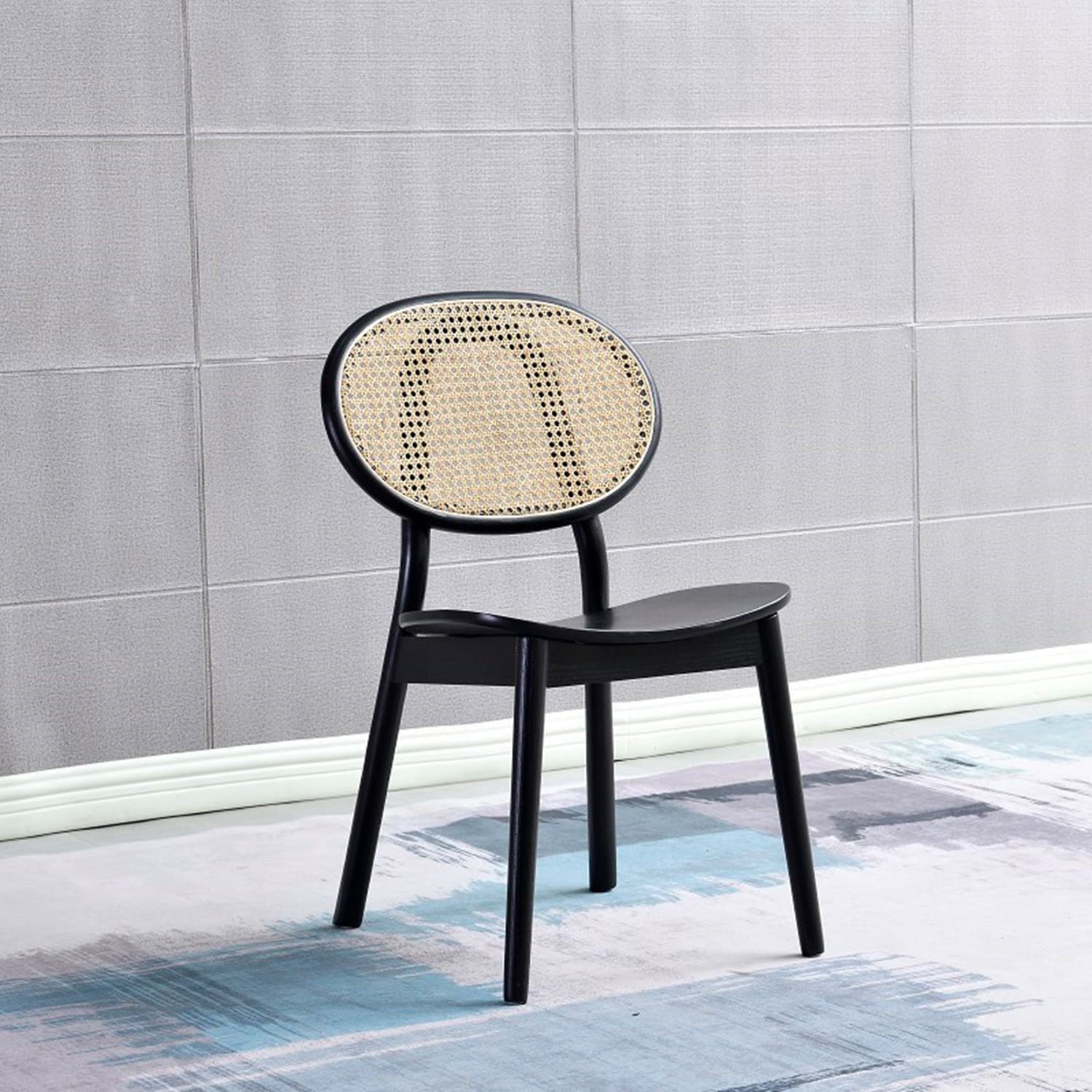 Cheradon Rattan Chair (NaturalBlack) Furniture Source Philippines