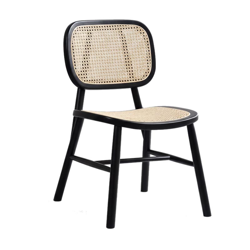 Chemi Rattan Chair (Natural-Black)