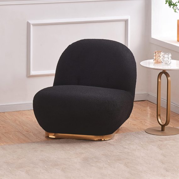 Pochi Swivel Lounge Chair (Black) Furniture Source Philippines
