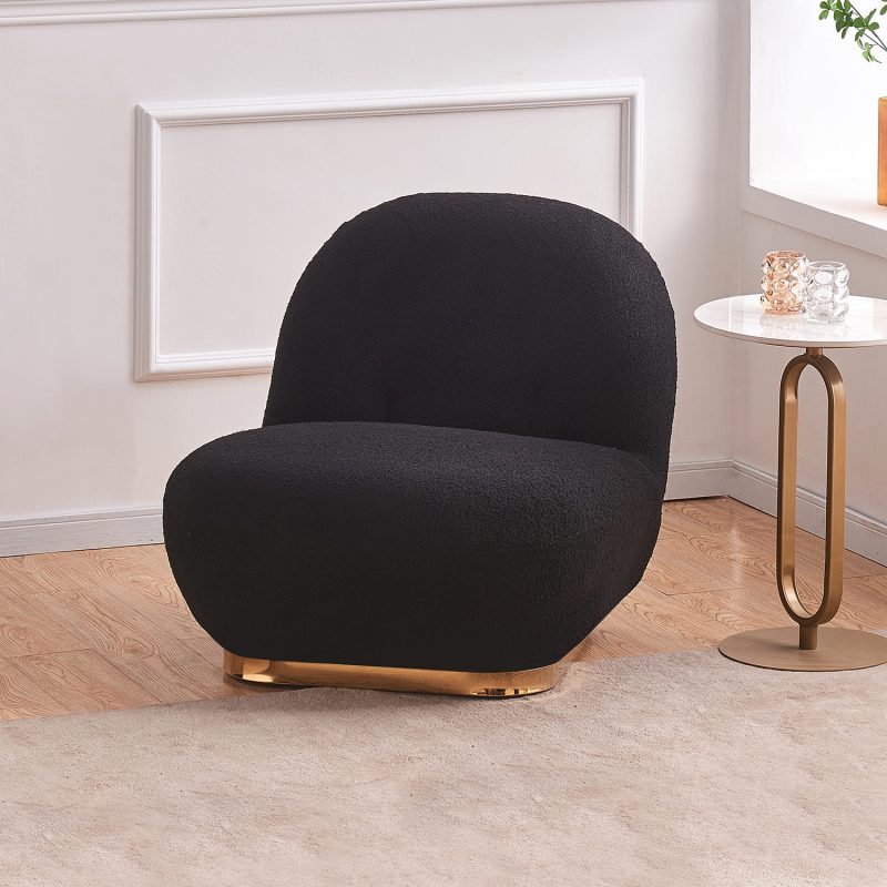 Pochi Swivel Lounge Chair (Black) Furniture Source Philippines