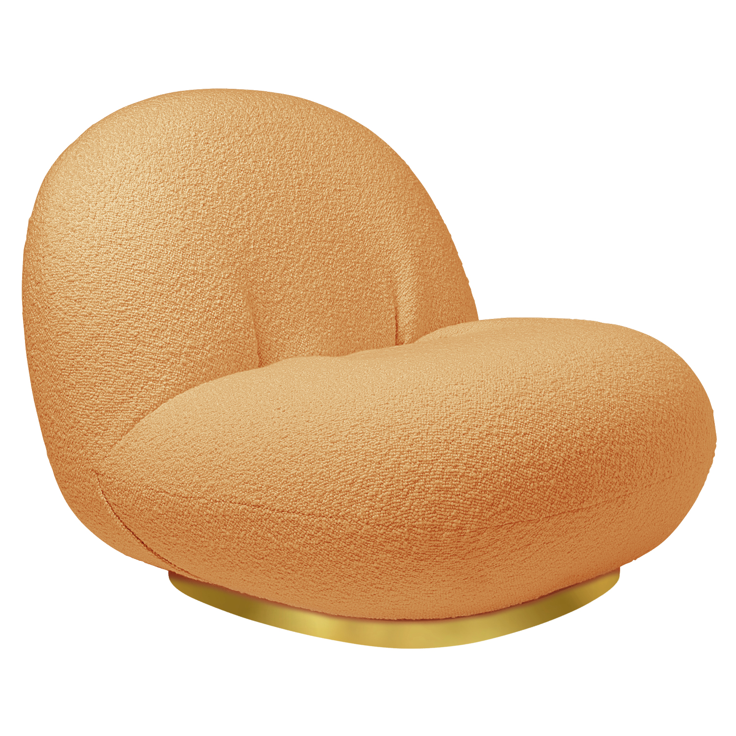 Pochi Swivel Lounge Chair (Yellow) Furniture Source Philippines
